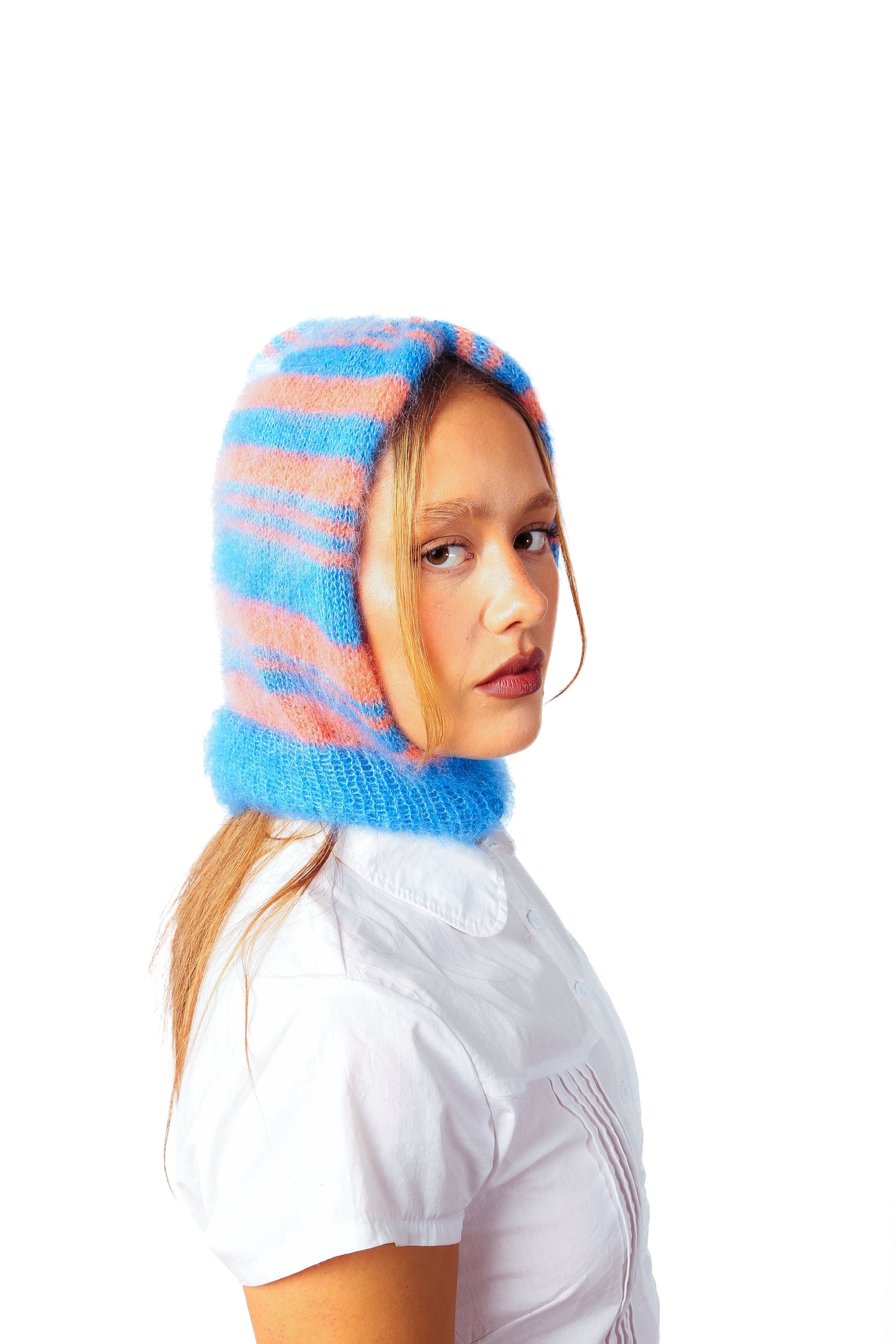 pink + blue balaclava