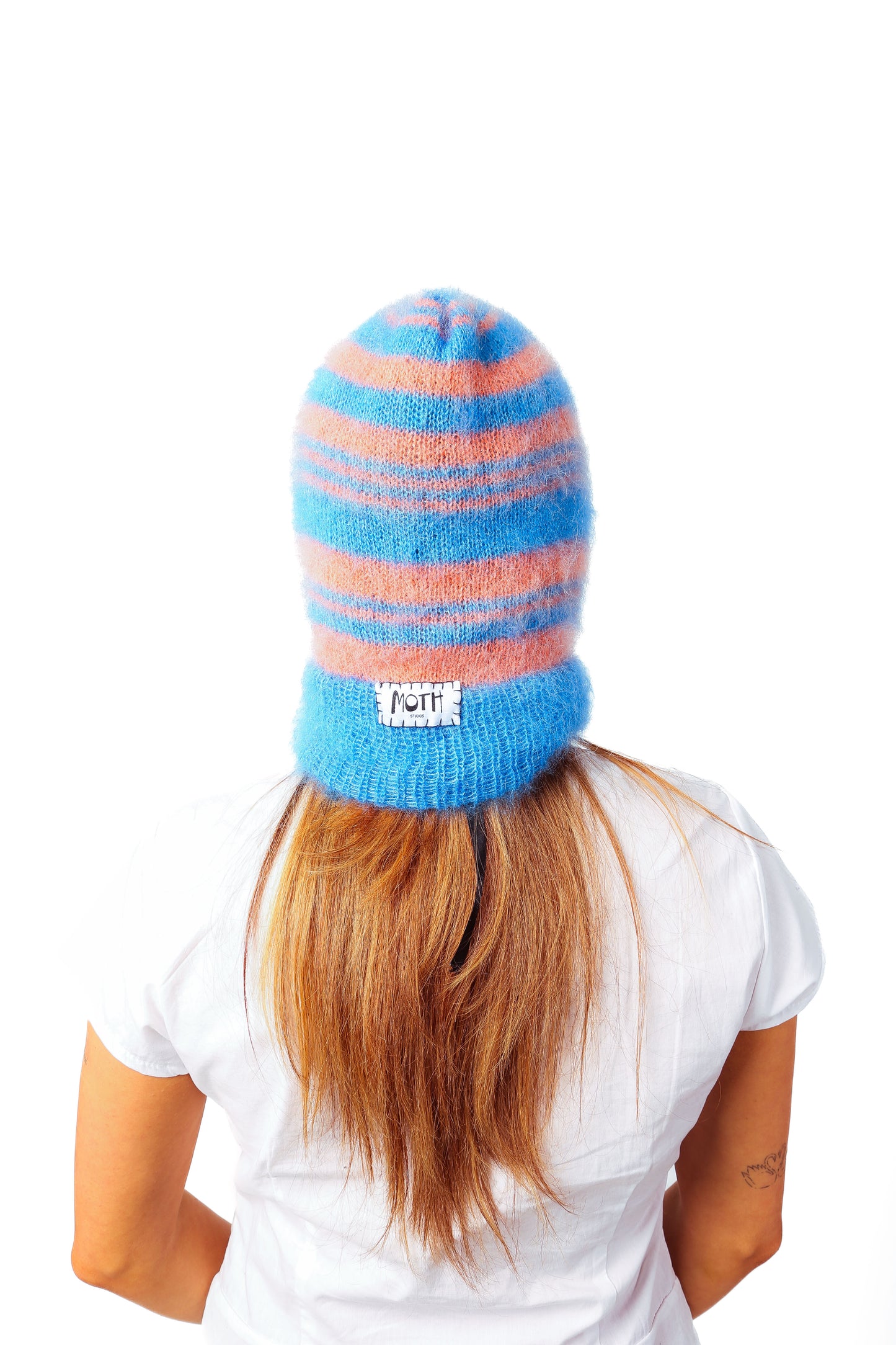 pink + blue balaclava