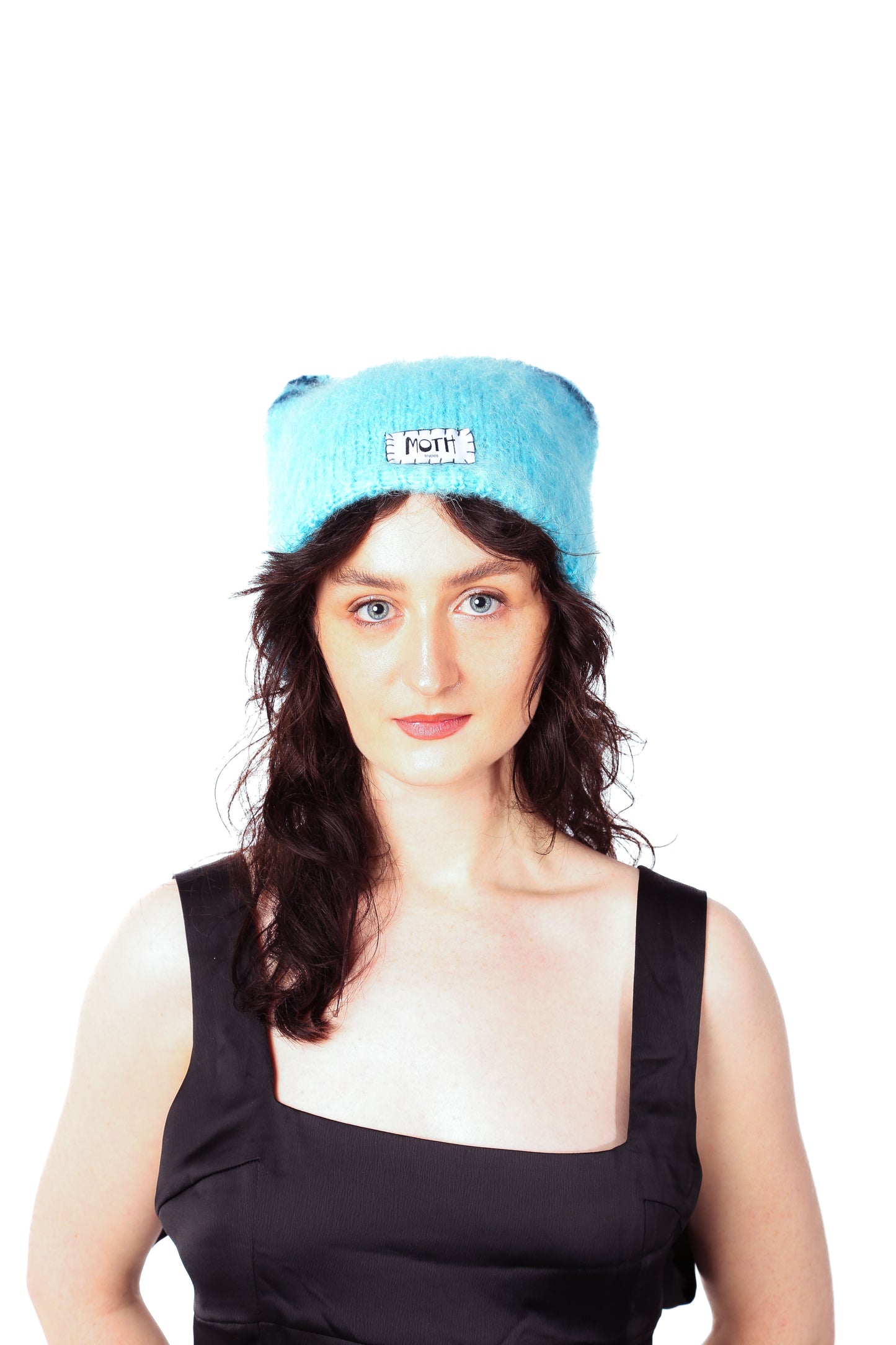 blue beanie