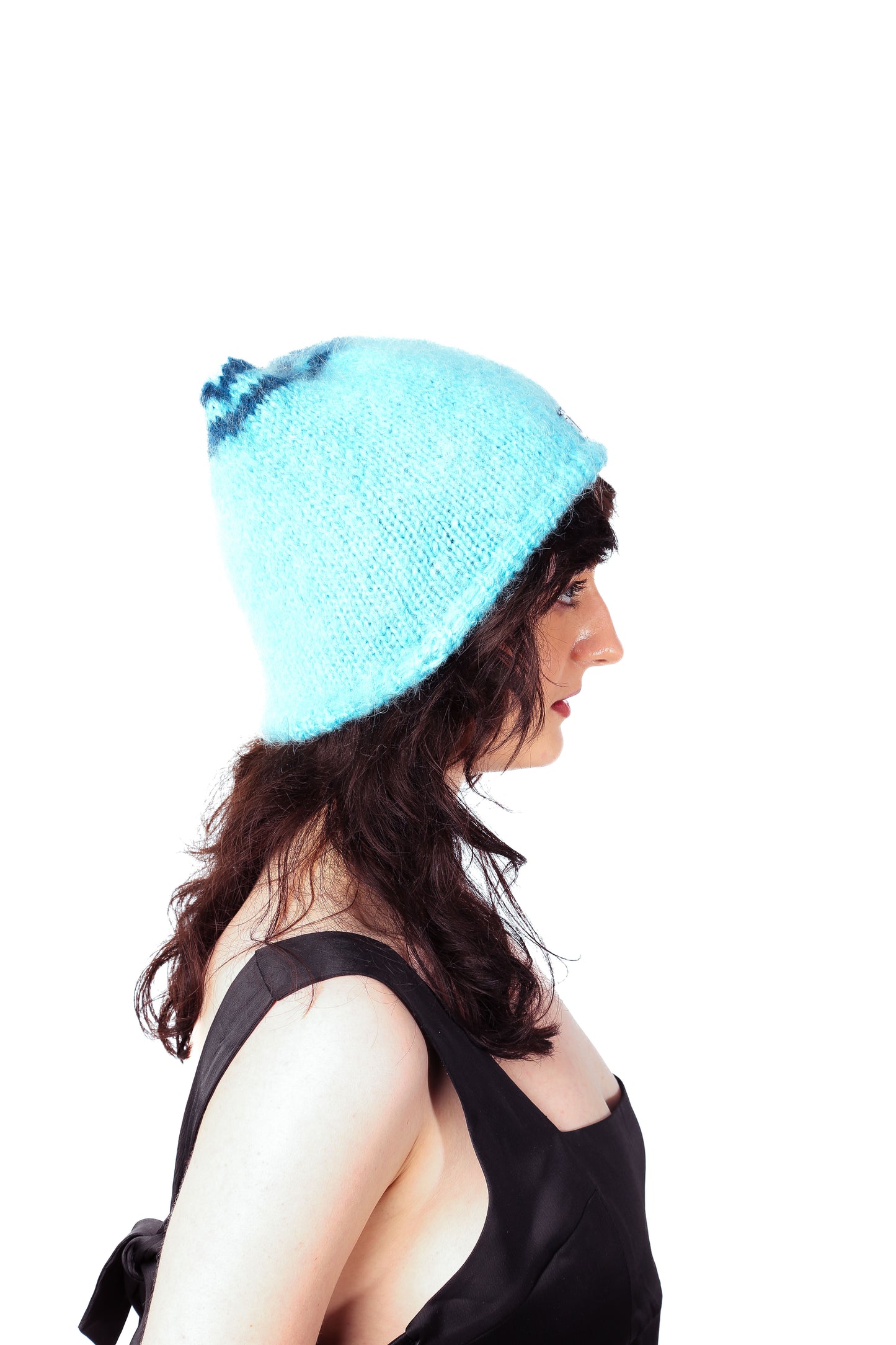 blue beanie