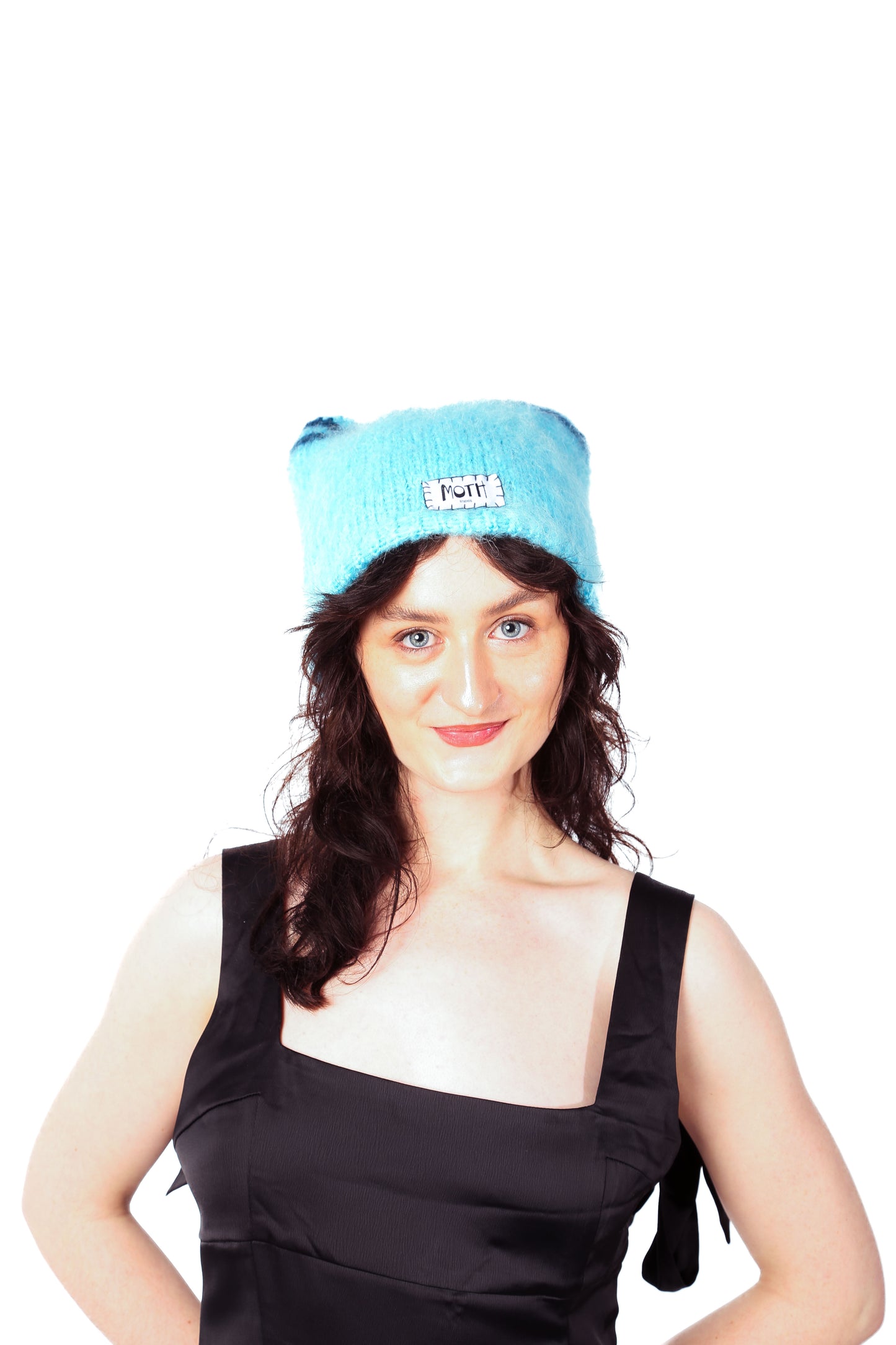 blue beanie
